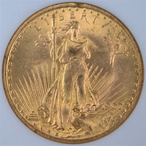 1907 20 Saint Gaudens Gold Double Eagle Pq Ngc Ms 63 332058 002