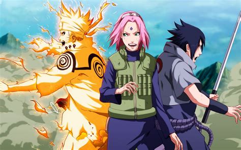 Wallpaper Illustration Anime Manga Uzumaki Naruto Haruno Sakura Uchiha Sasuke Screenshot