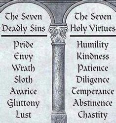 Next (seven sages of the bamboo grove). The Seven Deadly Sins - The Seven Holy Virtues | Bible ...