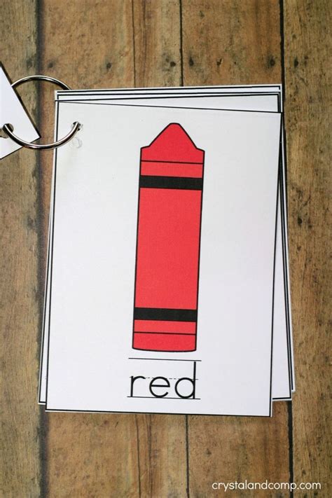Teach Colors To Kids With A Flip Book Free Printable Teaching Colors
