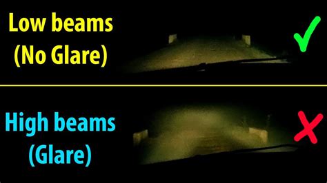 When To Use High Beam And Low Headlights The Best Picture Of Beam