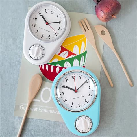 Mini Kitchen Timers Household Bathroom Clocks Cutlery Utensil Furnishing Kitchenware Decoration