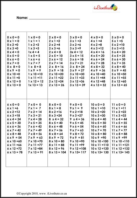 Table Chart 21 To 30 Free Table Bar Chart