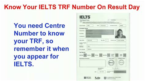 Ielts Trf Number Format