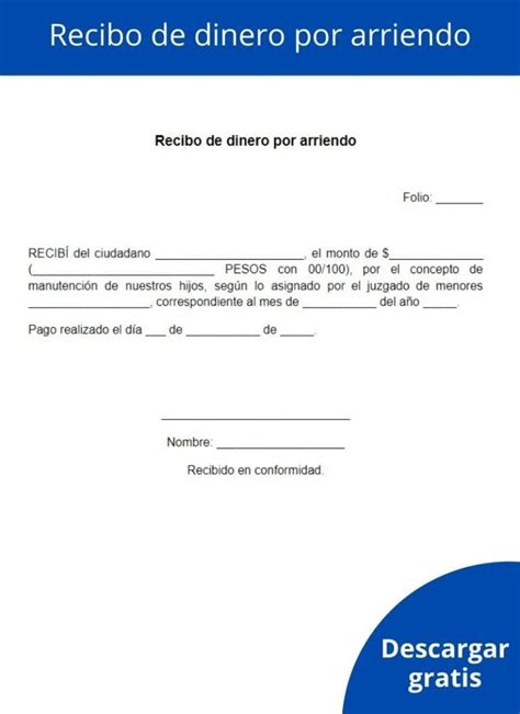 Ejemplo De Recibo De Dinero En Word Compartir Ejemplos Images