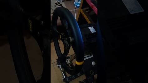 Racing Diy Direct Drive Steering Wheel Wheelcheck Running Test Youtube