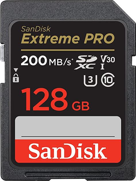 Sandisk 128gb Extreme Pro Sdxc Uhs I Memory Card C10 U3 V30 4k Uhd