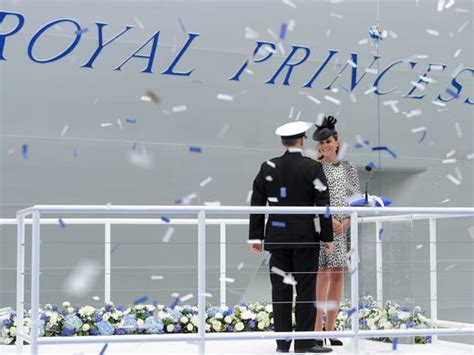 Britains Duchess Kate Christens New Princess Ship