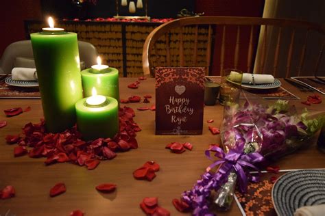 Personalized Date Night Surprise Anniversary Celebration Candle