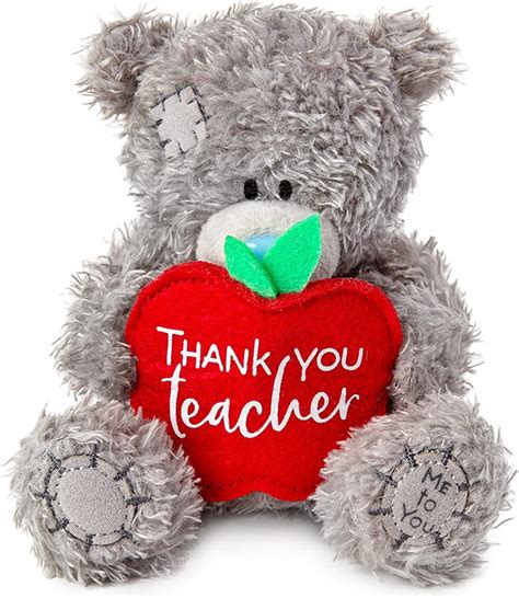 Me To You Thank You Teacher Apple Plush Bear Uk