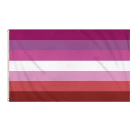 Lesbian Flag 5x3ft Large Lesbian Pride Flag Lgbtq Festival Parade