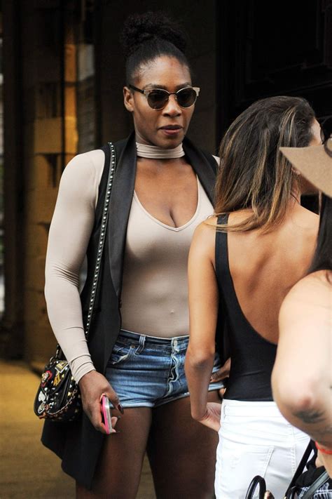 She earned her first grand slam singles title at the u.s. SERENA WILLIAMS Out for Lunch in Milan 09/20/2016 - HawtCelebs