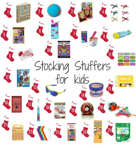 Stocking Stuffer Ideas For Kids Stocking Stuffers Holiday Season