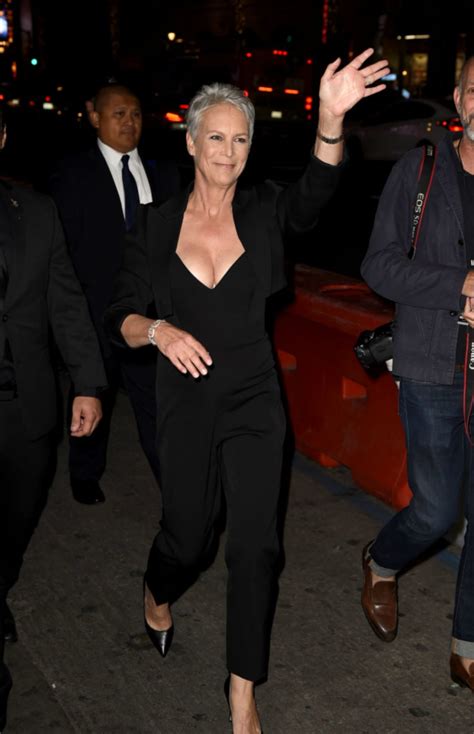 Jamie Lee Curtis Shows Off Curves In Stunning See Through Number