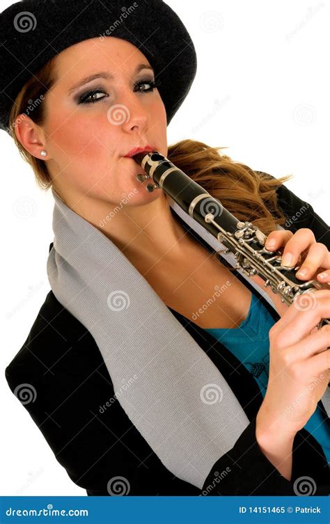 Music Performer Clarinet Stock Image Image Of Performing 14151465