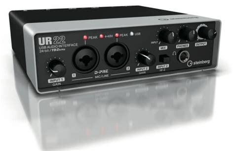 Steinberg Ur22 Usb Audio Interface Review Performer Mag