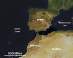 Map Of Spain And Morocco - Maps For You