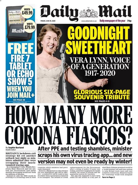 Daily Mail Front Page Th Of June Tomorrow S Papers Today