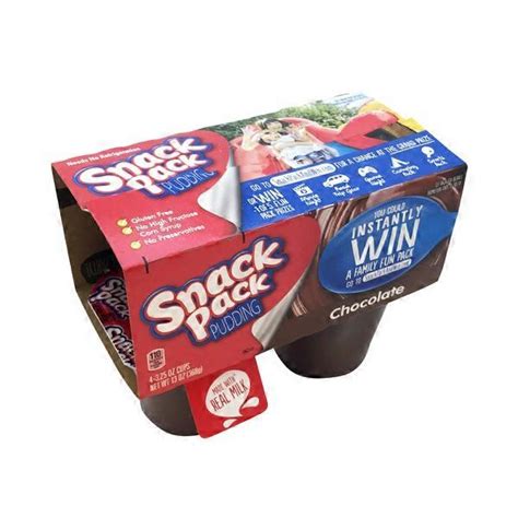 Snack Pack Pudding Chocolate 14 Oz Instacart