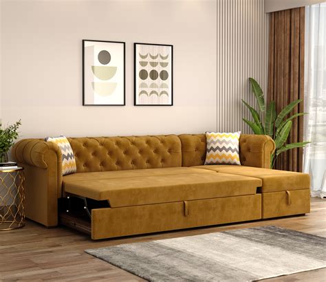 Convertible Sofa Bed With Storage India Baci Living Room