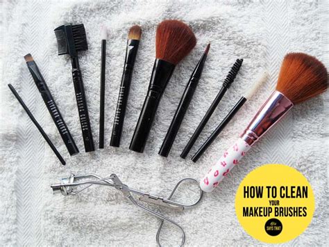 Here's how to keep them clean and disinfected HOW TO CLEAN YOUR MAKEUP BRUSHES