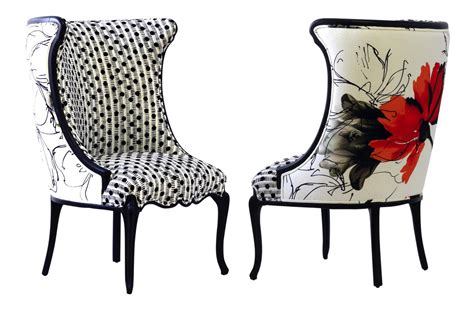 Flora Upholstered Occasional Chair on Chairish.com | Upholstered occasional chairs, Funky chairs ...