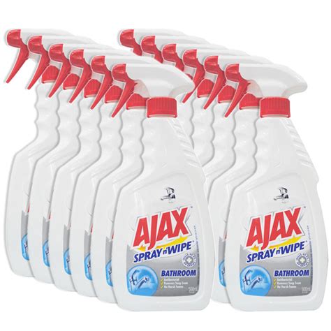 12pk Ajax 500ml Spray N Wipe Bathroom Online Kg Electronic