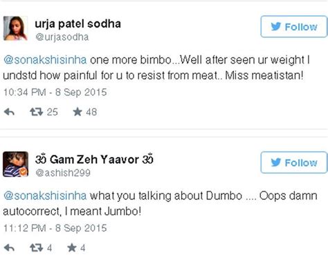 After Sonam Kapoor Sonakshi Sinha Trolled For Tweets On Meat Ban