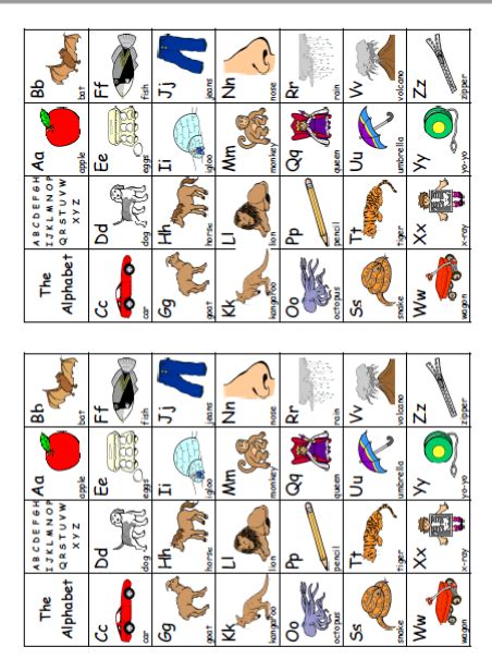 Alphabet Chart Printables A To Z Teacher Stuff Printable Pages And