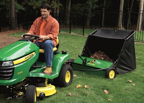John Deere 42 Inch Lawn Sweeper Yard And Lawn Care Attachment