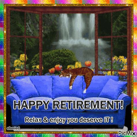 Happy Retirement Free Animated  Picmix