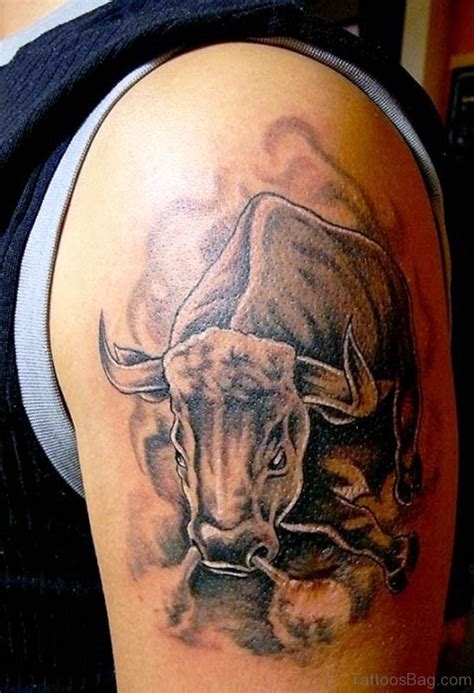 60 Classic Bull Tattoos On Shoulder Tattoo Designs
