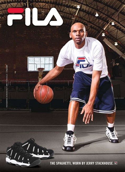 Fila 2013 Spaghetti Ad Featuring Jerry Stackhouse Basketball Star