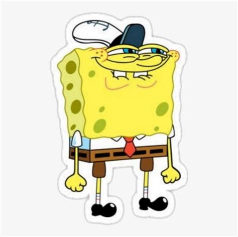 Spongebob Sticker Aesthetic Spongebob Png Transparent Png X The Best