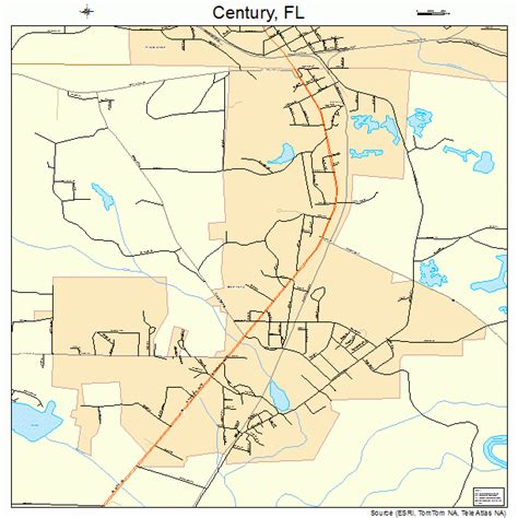 Century Florida Street Map 1211362