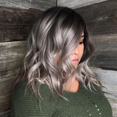 20 Medium Brown Hair With Silver Highlights Fashionblog