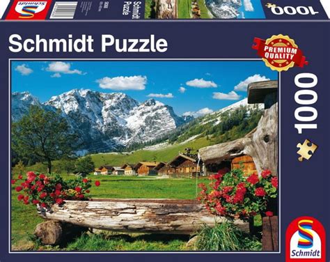 Schmidt Jigsaw Puzzle Mountain Paradise 1000 Piece Puzzle