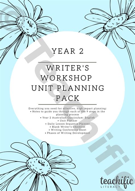 Writers Workshop Unit Planning Pack Year 2 Teachific