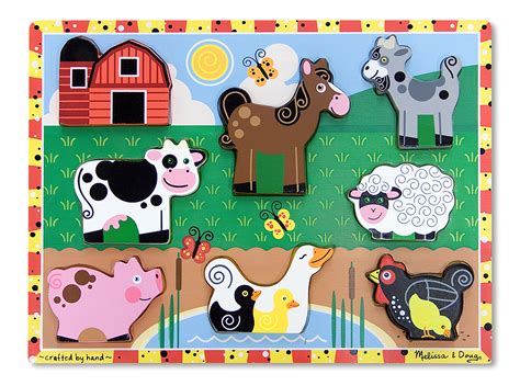 Free shipping on orders over $25 shipped by amazon. Farm Animals Chunky Puzzle | Down On The Farm