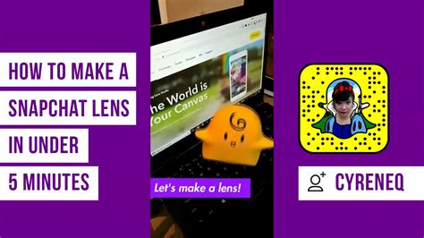 How To Make A Custom Snapchat Lens In Under 5 Minutes Youtube