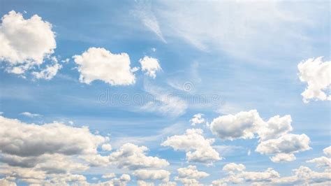 Blue Skies With Clouds Stock Image Image Of Copy Nature 180367457