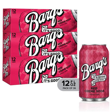 Buy Barq S Red Creme Soda Soft Drink 12 Fl Oz 36 Pack Red Creme 12 Fl Oz 12 Fl Oz Pack