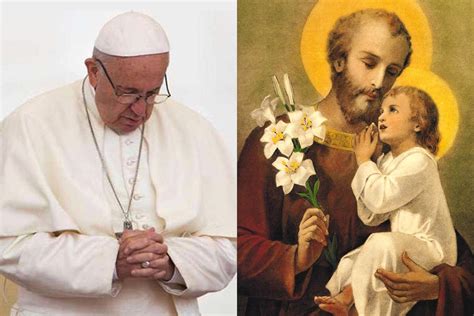 Esta es la oración a San José que el Papa Francisco reza ...