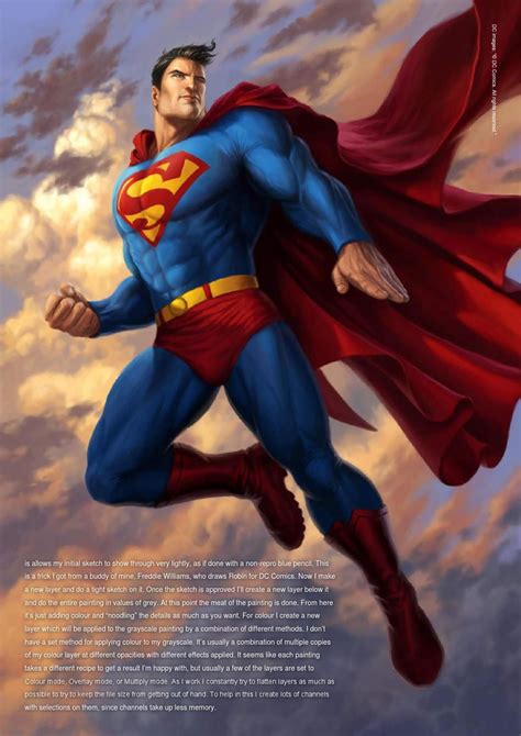 2d Artist Issue 017 May 2007 Batman And Superman Superman Art