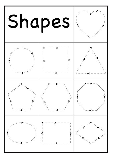 More than 15 pdfs & 300+ pages of games, activities and worksheets for learning the 2s through 10s! worksheets for 2 year olds shapes | Free preschool ...