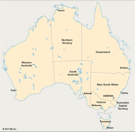 Australian States And Territories Students Britannica Kids