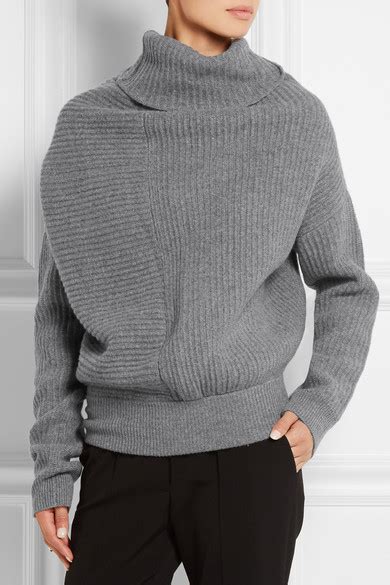Acne Studios Jacy Oversized Ribbed Wool Turtleneck Sweater Net A