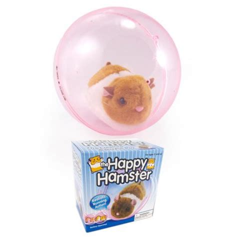 Happy The Hamster Pink Roaming Ball Battery Operated Easy Kids Pet