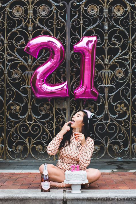21st Birthday Cake Smash Melanie Lara Photography 21st Birthday