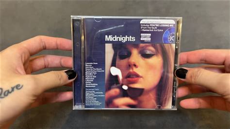 Unboxing Taylor Swift Midnights The Late Night Edition Booklet